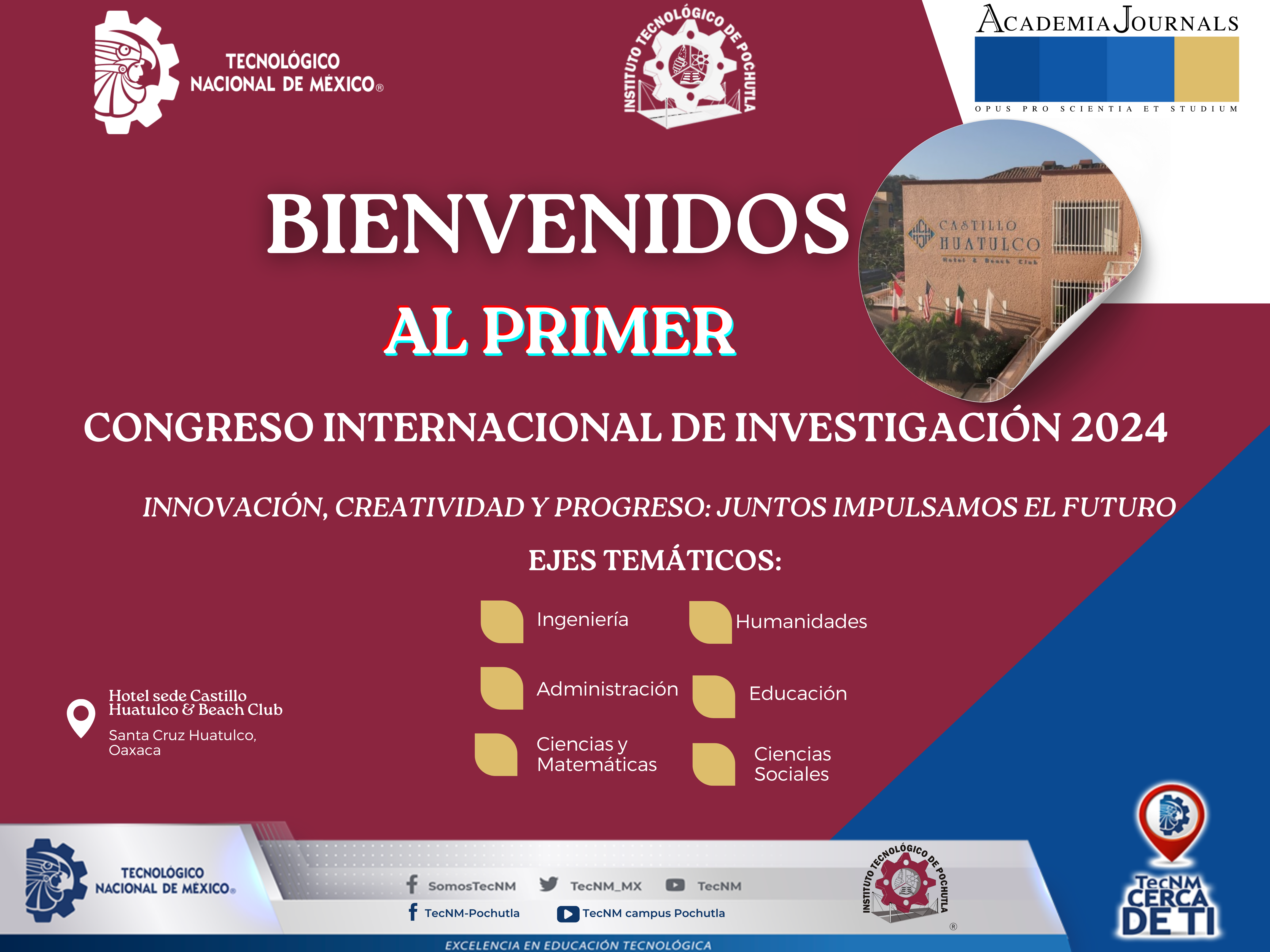 Ponentes Primer Congreso Internacional de Investigación 2024
